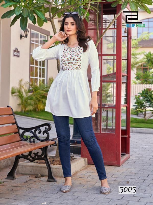 Blue Hills Sofia Vol 5 Rayon Western Ladies Top Collection